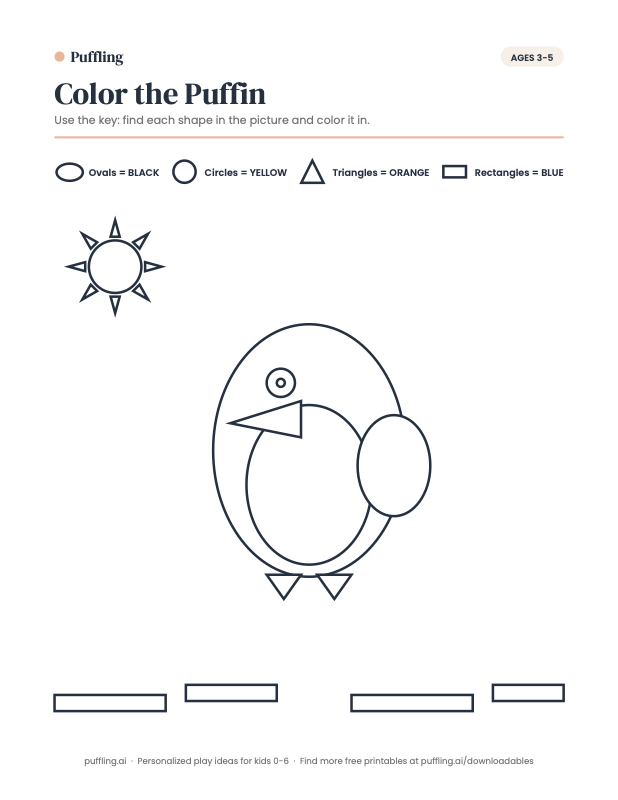 Color the Puffin
